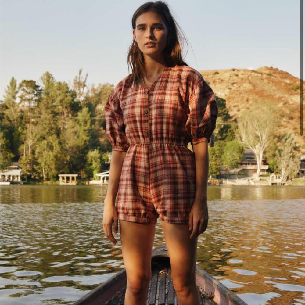 Christy Dawn The Jude Jumper in Apple Plaid